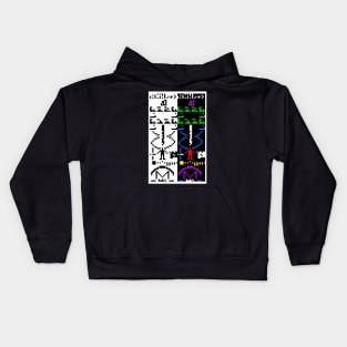 The Arecibo Message Colour Kids Hoodie